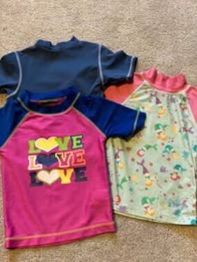 Rash Guard Swim Shirts size 3